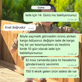 İade Ve Eksik Ürün Sorunlarıma Cevap Alamıyorum
