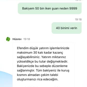 Kazandığım Param Sebepsizce Silindi