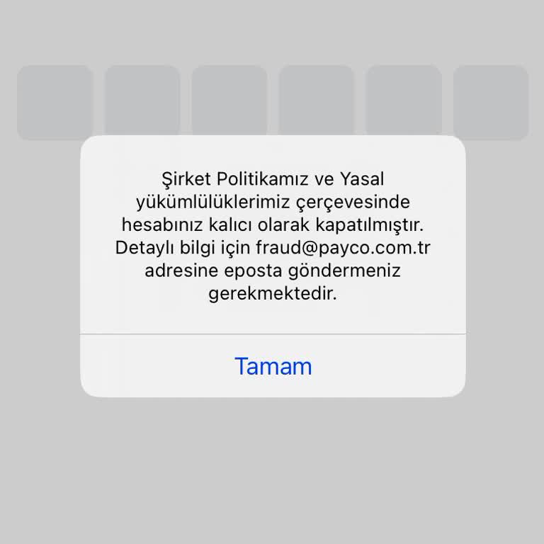 Kapalı Hesaba Para Yükledim, Param İade Edilmedi Ve Dönüş Alamadım