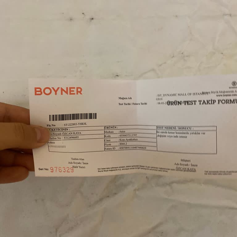 8.066 TL’lik Ayakkabı 6 Ayda Patladı, Boyner Ve Asics’ten Cevap Yok!