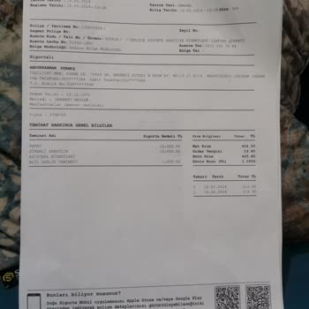 Sigorta Poliçemde Cam Değişimi Hakkım Olmasına Rağmen Hizmet Alamadım