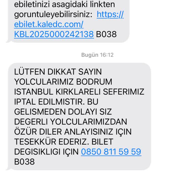 Son Dakika İptali Ve Yetersiz Müşteri Desteği Nedeniyle Mağduriyet