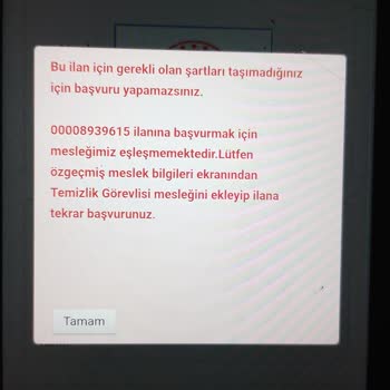 İŞKUR Sağlık Bakanlığı İşçi Alımında Başvuru Sisteminde Hata Mı Var?