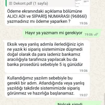 Sipariş Sonrası Ulaşamıyorum Mağdur Oldum