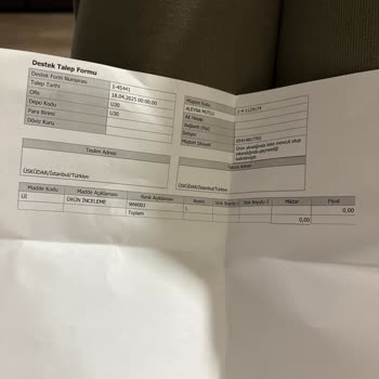 Aldığım Tişörtteki Leke İçin İnceleme Sonucu Hayal Kırıklığı Yarattı