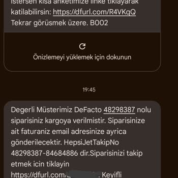 DeFacto Online Mağazada Sipariş İptali Ve İndirim Kuponu Mağduriyeti