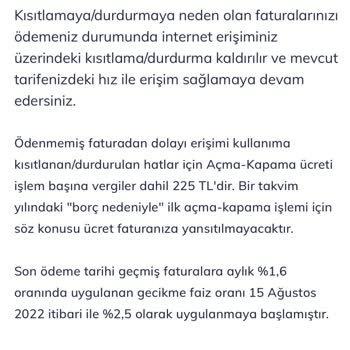 Fatura Farkı Ve Yüksek Cayma Bedeli Şaşkınlığı
