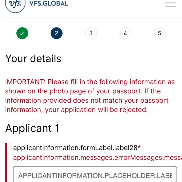 VFS Global Randevu Sisteminde Sürekli Hata Alıyorum