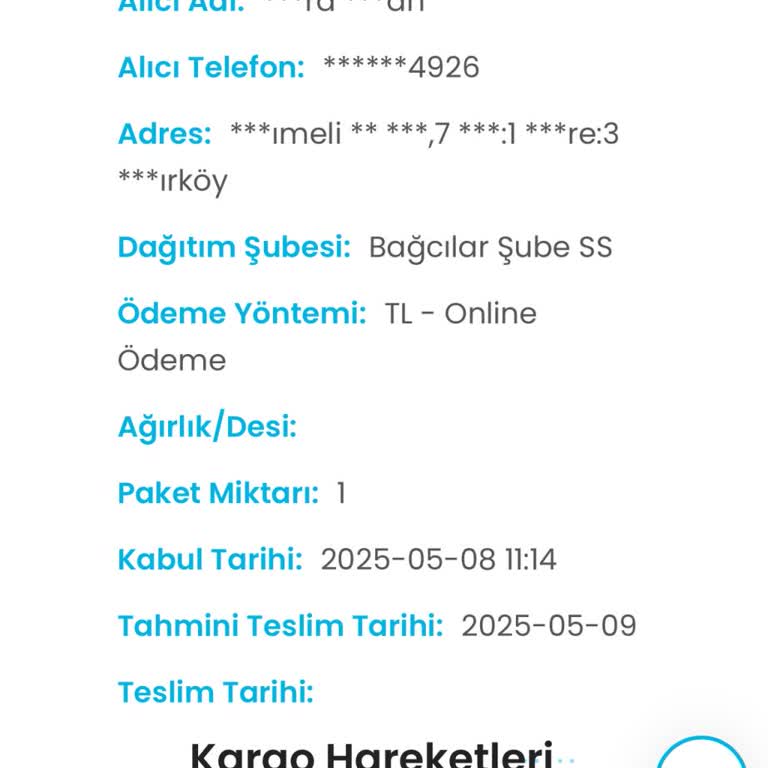 Ek Ücret Ödeyerek Aldığım Siparişim Yanlış Adrese Gönderildi Ve Zamanında Teslim Edilmedi