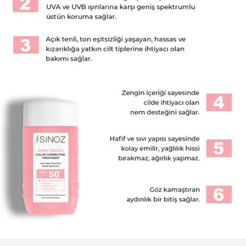 Sinoz Pink Touch Güneş Kremi Cildimde Alerji Ve Döküntüye Sebep Oldu, Müşteri Hizmeti Yanıt Vermiyor