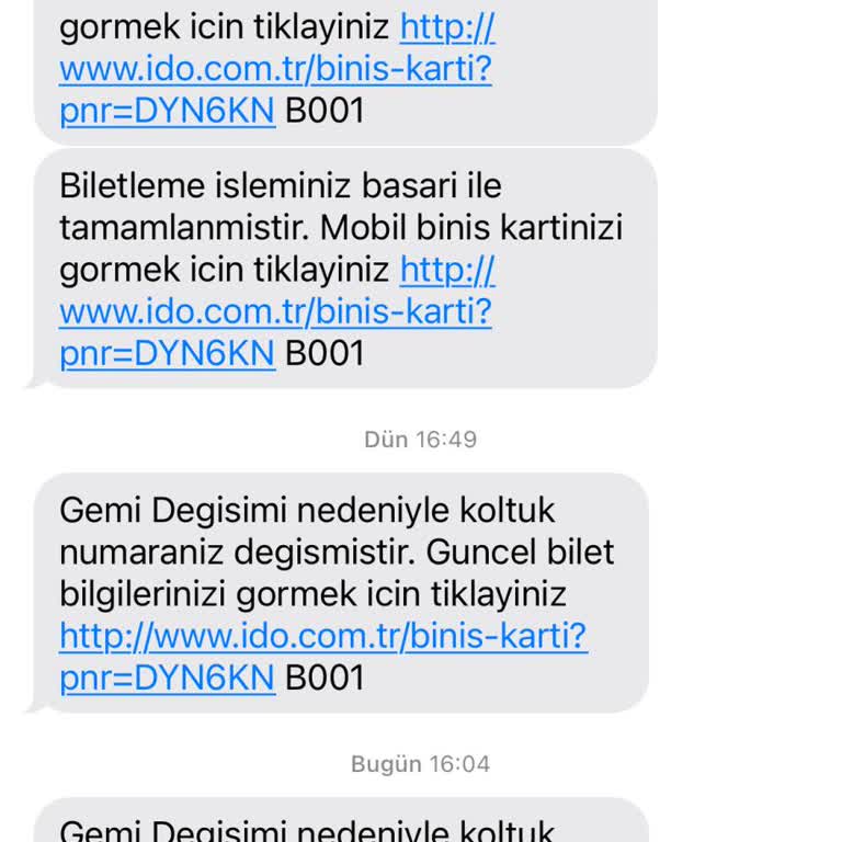 İDO'da Koltuk Numarası Değişikliği Ve Yanlış Koltuk Ataması Sorunu