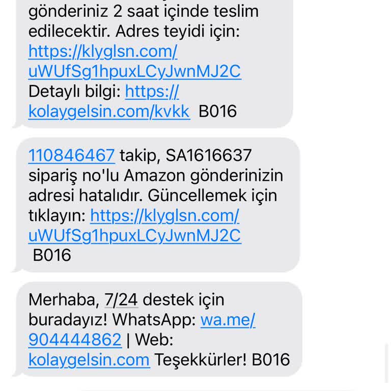 Kolay Gelsin Siparişim Yanlış Adres Gerekçesiyle Teslim Edilmedi