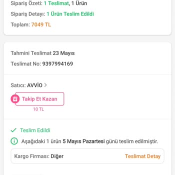 Yanlış Sipariş Teslim Edilmemesine Rağmen Para İadesi Yapılmıyor