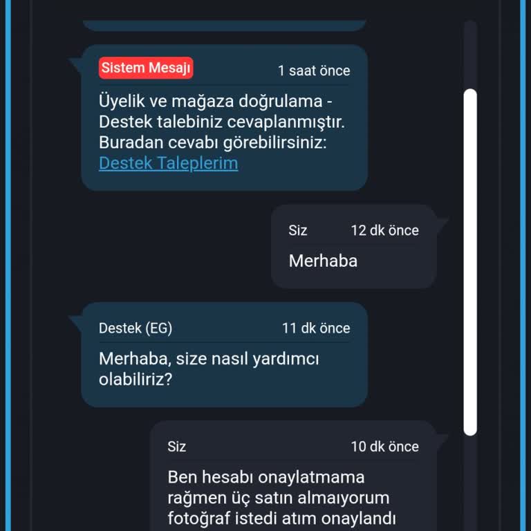 Canlı Destek Ekibi Yavaşlığı Ve Hesap Onay Sorunu