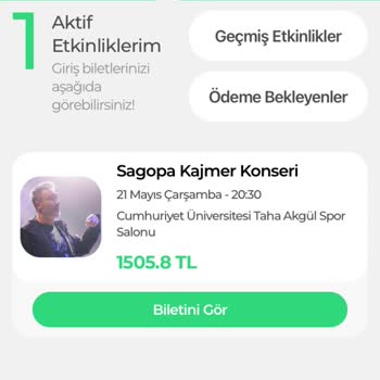 Ertelenen Konser İçin İade Seçeneği Bulamıyorum, Paramı Geri İstiyorum