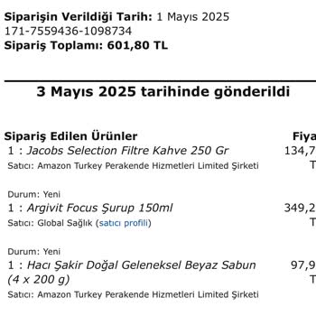 Argivit Focus Şurubunda Parçacıklar Ve Tat Sorunu: Bilgilendirme Talebi