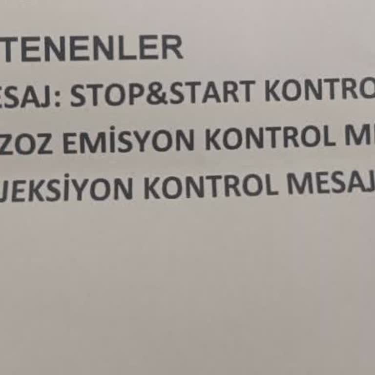 Garantili Araçta Sürekli Uyarılar Ve Yüksek Servis Ücreti