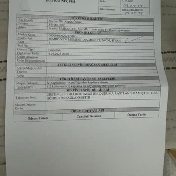 Jumbo'dan Aldığım Üründe Tek Kullanımda Aşınma Ve Sağlık Endişesi