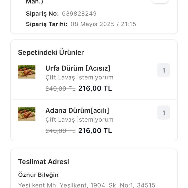 Migros Yemek'te Geciken Siparişler Ve Yetersiz Müşteri Desteği