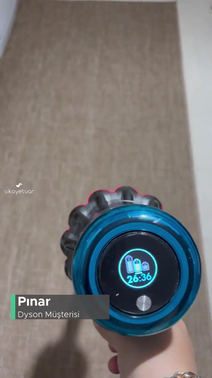 Dyson V15 Kesik Kesik Çalışma videonun kapak resmi
