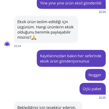 Eksik Gönderilen Ürünler Ve Yetersiz Çözüm Politikası
