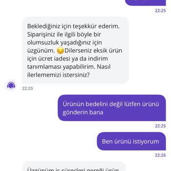 Eksik Gönderilen Ürünler Ve Yetersiz Çözüm Politikası