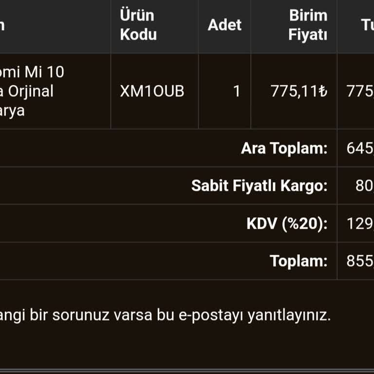 Sipariş Sonrası İletişimsizlik Ve Kargo Bilgilendirme Sorunu