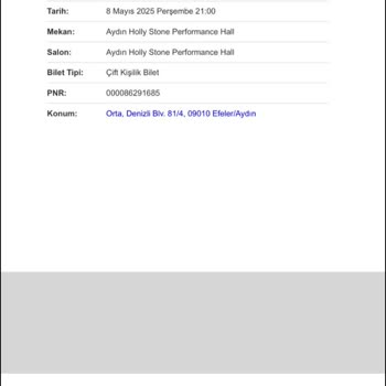 Saatlerce Bekletildik, Organizasyon Tam Bir Hayal Kırıklığı