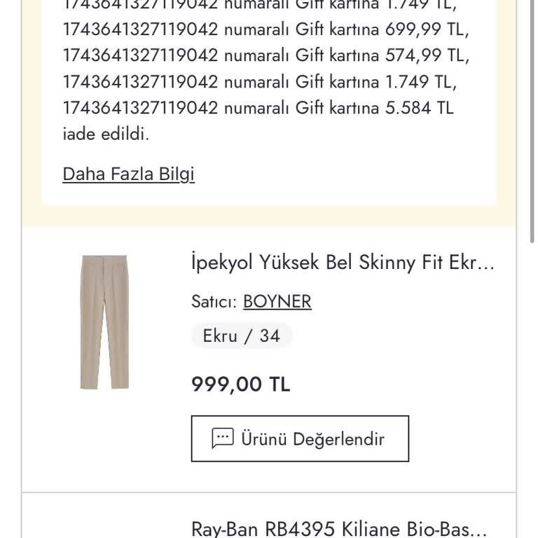 Gift Card İadesi Yapılmasına Rağmen Bakiye Kullanılamıyor, Mağduriyet Yaşanıyor