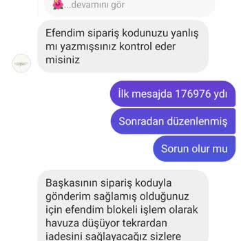Sipariş Sonrası İletişim Kesildi Ve İade Talebim Karşılanmadı