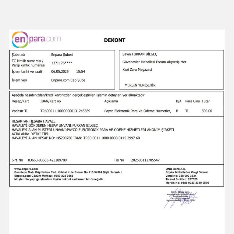 Para Transferinde Yaşanan Sorun Ve İletişim Eksikliği