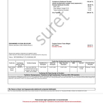 Vodafone'da Sözde Sabit Fiyat, Gerçekten Yüksek Fatura Artışı