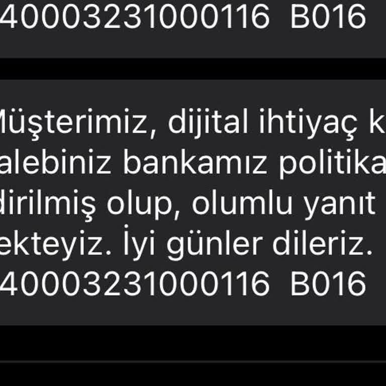 Onaylanmayan Kredi Başvurusu Ve Hesap Silme Talebi