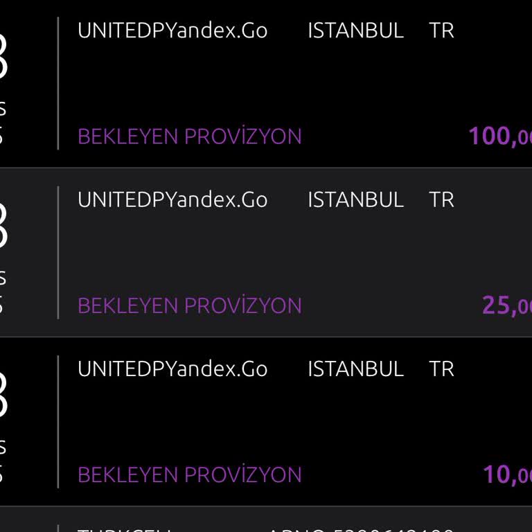 Yandex GO'da Bilgilendirme Yapılmadan Kartımdan Para Çekildi