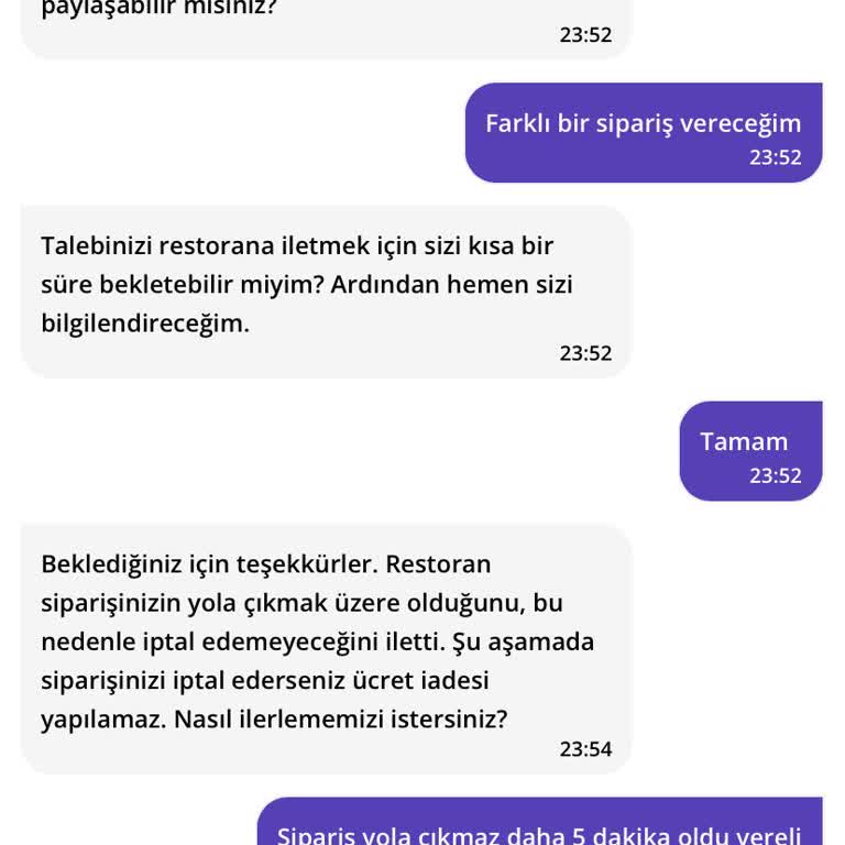 İptal Talebime Cevap Yok, Ücret İadesi İstiyorum!