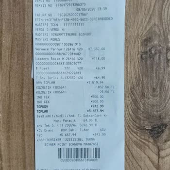 Boyner'den Alınan Versace Eros Parfüm Orijinal Değil, Kalıcılığı Yok