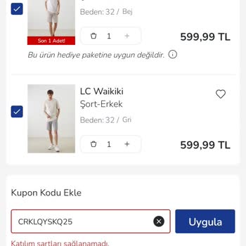 İndirim Kodlarının Sınırlı Ürünlerde Geçerli Olması Hayal Kırıklığı Yarattı