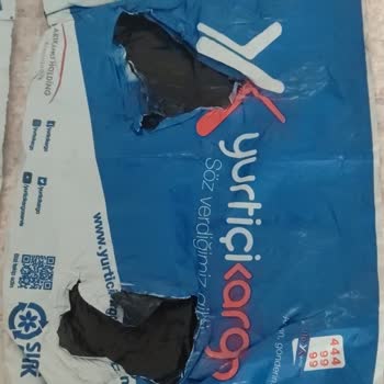 Yurtiçi Kargo Yırtık Poşet Ve Boş Kutu İle Teslim Edilen Kargo Sonrası Mağduriyet