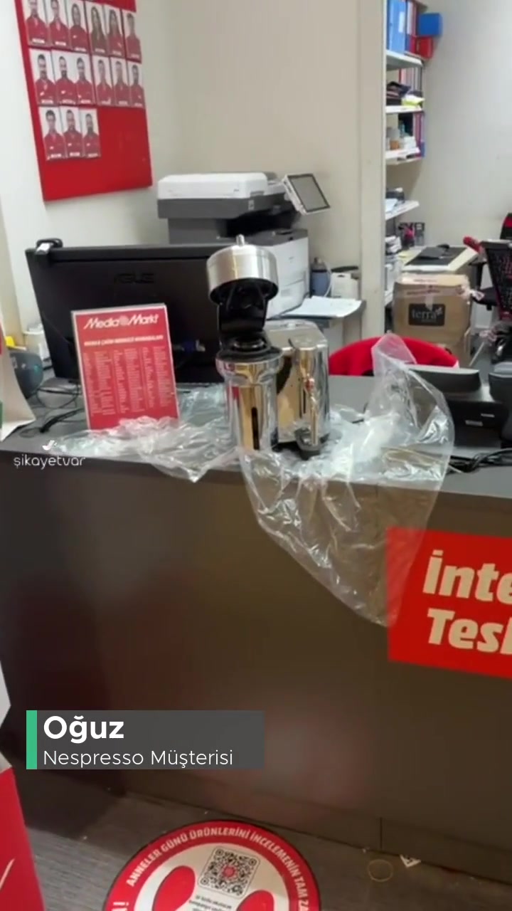 Nespresso Sıfır Ürün Arızalı Çıktı,  Sorunla İlgilenilmiyor! videonun kapak resmi