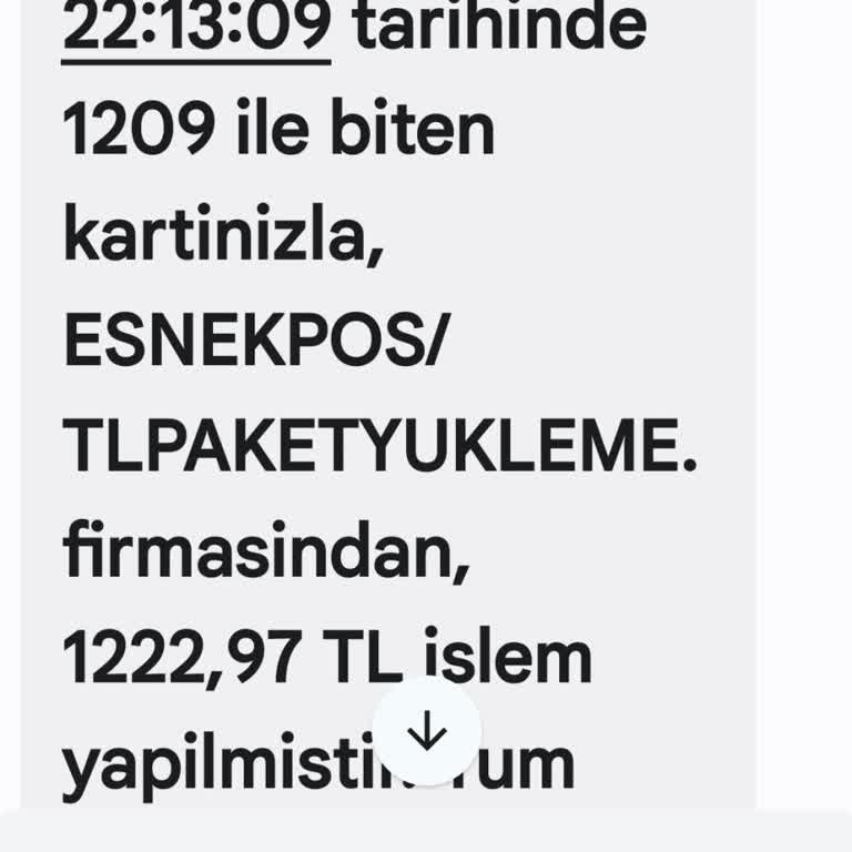 Yüklenen Paket Hesabıma Yansımadı, Ücret İadesi İstiyorum
