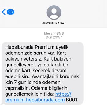 İzinsiz Premium Üyelik İşlemi Ve Güvenlik Endişesi
