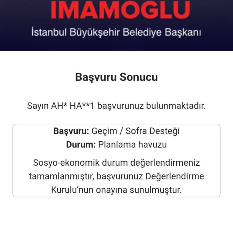 Bir Buçuk Yıldır Pazar Kartı Başvurum Sonuçlanmadı