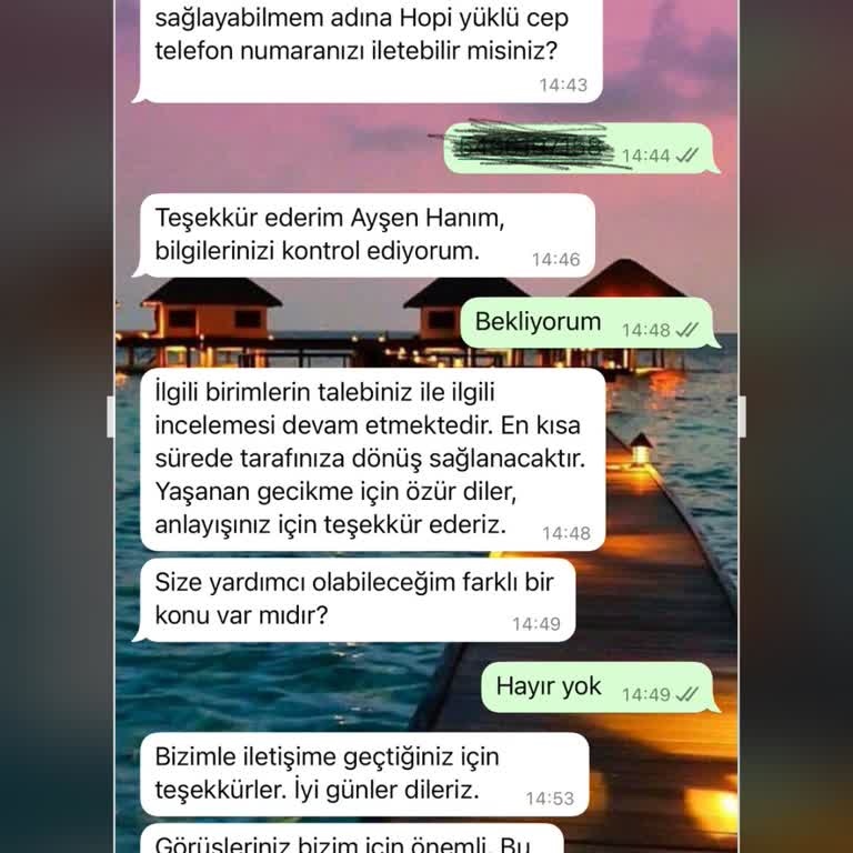 Hopi Yandex Kampanya Kodu Tarafıma Ulaşmadı Ve Sorun Çözülmedi