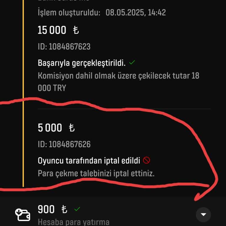 Başarıbet Çekim Talebimde Kaybolan 5 Bin TL ve Mağduriyetim