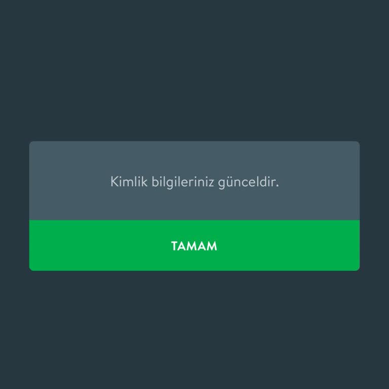 Kimlik Bilgisi Hatası 4-5 Aydır Çözülemiyor, Başvurularım Engelleniyor