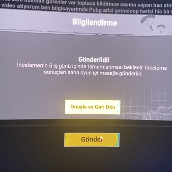 Haksız Yere Banlanan PUBG Hesabımın İncelenmesini İstiyorum