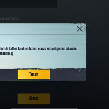 Yeni Cihazda Hesap Kurtarma Talebi Oluşturamıyorum