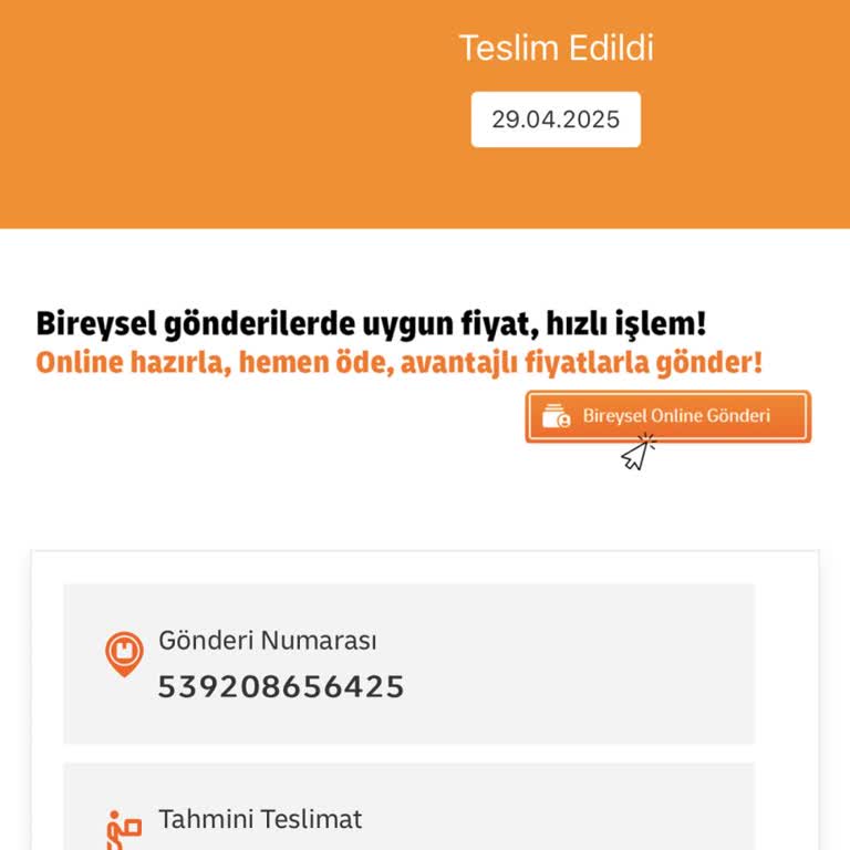 Onedekor Kahvaltı Takımı Teslim Edilmedi