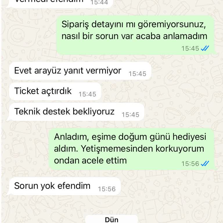 Aldığım Hizmette Yaşadığım Maddi Kayıp Ve İlgisizlik