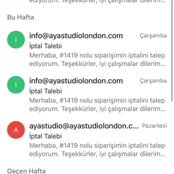 Aya Studio Siparişim 9 Gündür Doğrulanmış Bir Şekilde Bekliyor